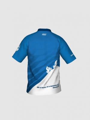Podiumwear Men's Silver Short Sleeve MTB Jersey - New Fabric 2025!