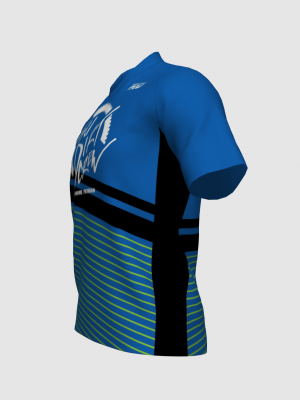 Podiumwear Men's Silver Short Sleeve MTB Jersey - New Fabric 2025!