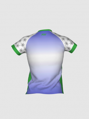 Podiumwear Women's Silver Short Sleeve MTB Jersey - NEW FABRIC 2025!