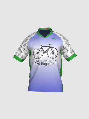 Podiumwear Men's Silver Short Sleeve MTB Jersey - New Fabric 2025!