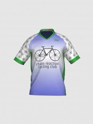 Podiumwear Men's Silver Short Sleeve MTB Jersey