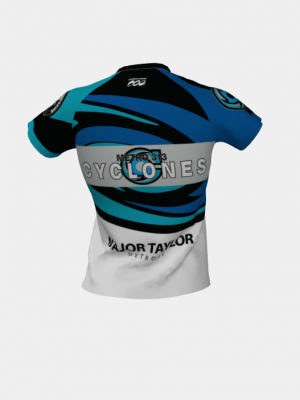 Podiumwear Women's Silver Short Sleeve MTB Jersey - NEW FABRIC 2025!