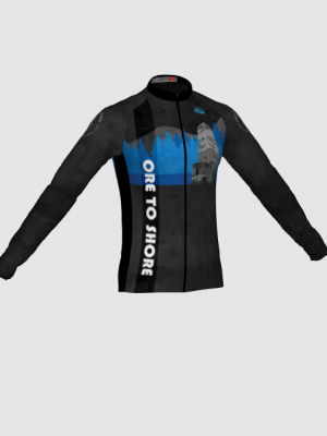 Podiumwear Men's Silver Long Sleeve Jersey