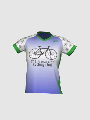 Podiumwear Women's Silver Short Sleeve MTB Jersey - NEW FABRIC 2025!
