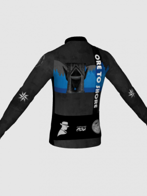 Podiumwear Men's Silver Long Sleeve Jersey