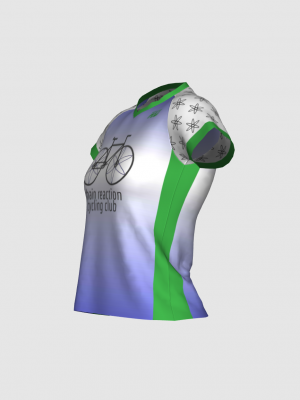 Podiumwear Women's Silver Short Sleeve MTB Jersey