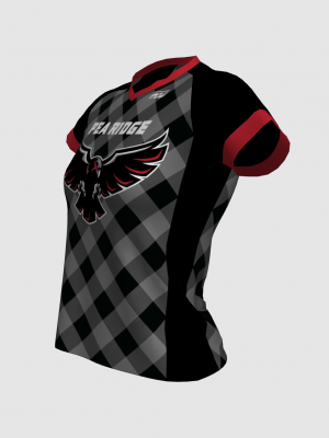 Podiumwear Women's Silver Short Sleeve MTB Jersey - NEW FABRIC 2025!