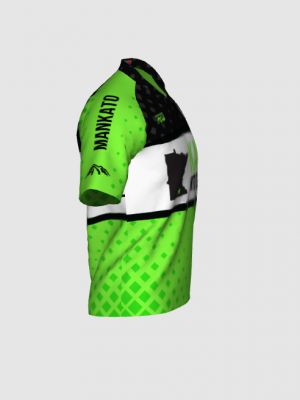 Podiumwear Men's Silver Short Sleeve MTB Jersey - New Fabric 2025!