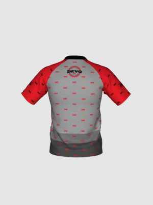 Podiumwear Men's Silver Short Sleeve MTB Jersey - New Fabric 2025!