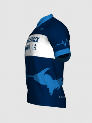 Podiumwear Men's Silver Short Sleeve MTB Jersey - New Fabric 2025!