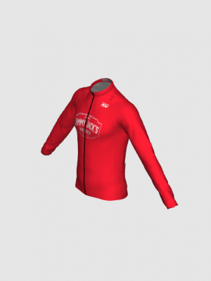 Podiumwear Men's Silver Long Sleeve Jersey