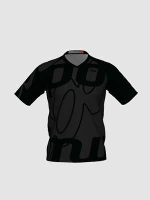 Podiumwear Men's Silver Short Sleeve MTB Jersey - New Fabric 2025!