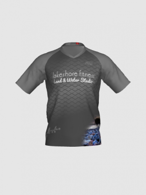 Podiumwear Men's Silver Short Sleeve MTB Jersey - New Fabric 2025!
