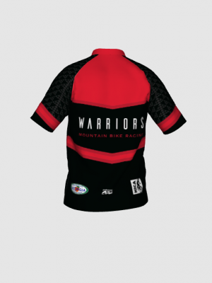 Podiumwear Men's Silver Short Sleeve MTB Jersey - New Fabric 2025!