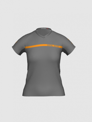 Podiumwear Women's Silver Short Sleeve MTB Jersey