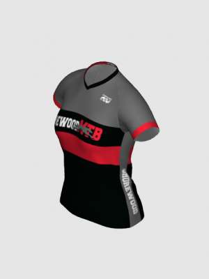 Podiumwear Women's Silver Short Sleeve MTB Jersey