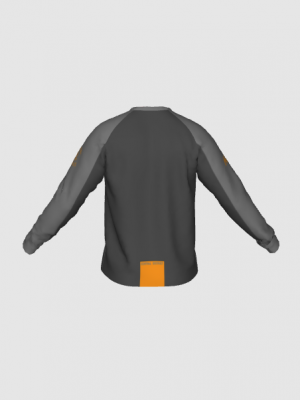 Podiumwear Unisex Silver Long Sleeve Tech Tee - New Fabric 2025!