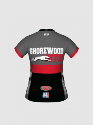 Podiumwear Women's Silver Short Sleeve MTB Jersey - NEW FABRIC 2025!