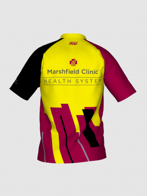 Podiumwear Men's Silver Short Sleeve MTB Jersey - New Fabric 2025!