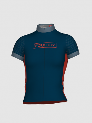 Podiumwear Women's Silver Full Zip Jersey