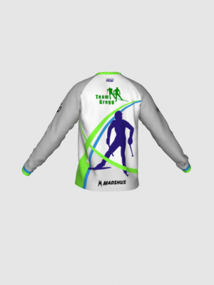Podiumwear Unisex Silver Long Sleeve Tech Tee - New Fabric 2025!