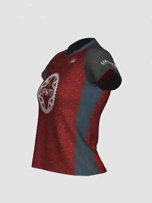 Podiumwear Women's Silver Short Sleeve MTB Jersey - NEW FABRIC 2025!