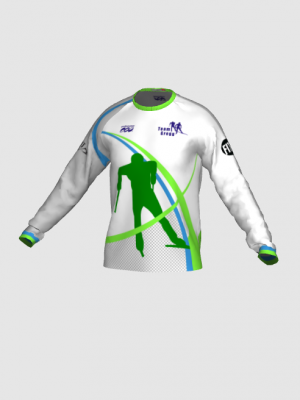 Podiumwear Unisex Silver Long Sleeve Tech Tee - New Fabric 2025!