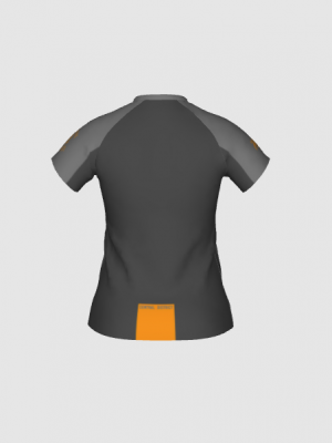 Podiumwear Women's Silver Short Sleeve MTB Jersey - NEW FABRIC 2025!