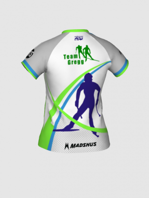 Podiumwear Women's Silver Short Sleeve MTB Jersey - NEW FABRIC 2025!