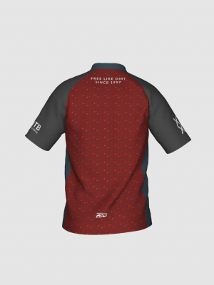 Podiumwear Men's Silver Short Sleeve MTB Jersey - New Fabric 2025!