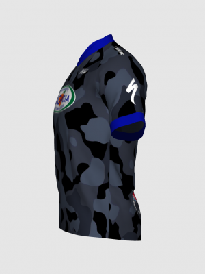 Podiumwear Men's Silver Short Sleeve MTB Jersey - New Fabric 2025!