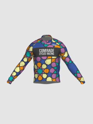 Podiumwear Men's Gold Merino Wool Long Sleeve Jersey