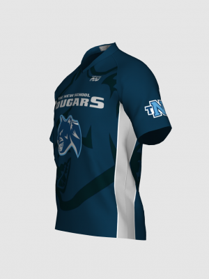 Podiumwear Men's Silver Short Sleeve MTB Jersey - New Fabric 2025!