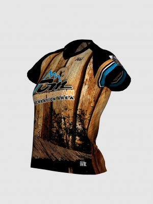 Podiumwear Women's Silver Short Sleeve MTB Jersey - NEW FABRIC 2025!
