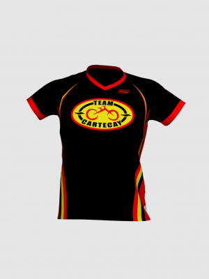 Podiumwear Women's Silver Short Sleeve MTB Jersey - NEW FABRIC 2025!