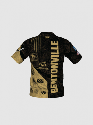 Podiumwear Men's Silver Short Sleeve MTB Jersey - New Fabric 2025!