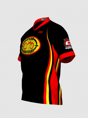 Podiumwear Men's Silver Short Sleeve MTB Jersey - New Fabric 2025!