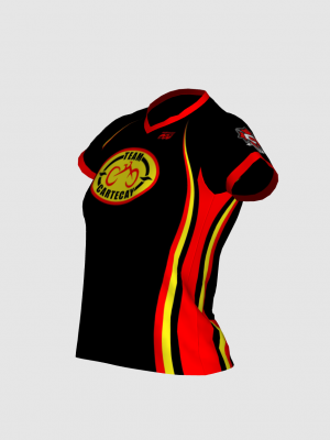 Podiumwear Women's Silver Short Sleeve MTB Jersey - NEW FABRIC 2025!