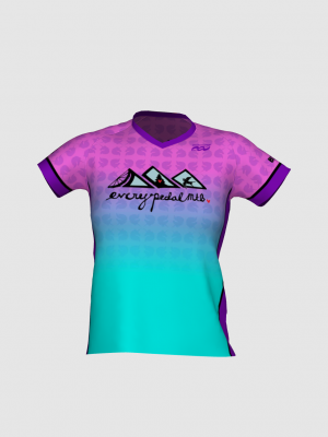 Podiumwear Women's Silver Short Sleeve MTB Jersey