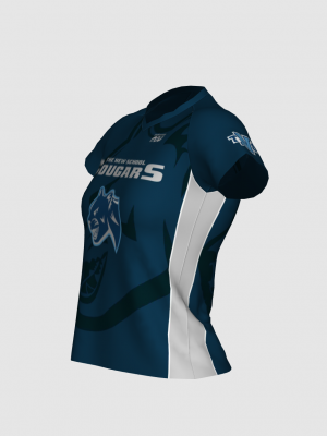 Podiumwear Women's Silver Short Sleeve MTB Jersey - NEW FABRIC 2025!