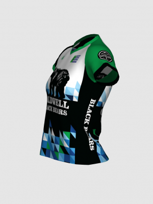 Podiumwear Women's Silver Short Sleeve MTB Jersey - NEW FABRIC 2025!