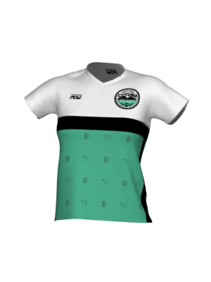 Podiumwear Women's Silver Short Sleeve MTB Jersey - NEW FABRIC 2025!