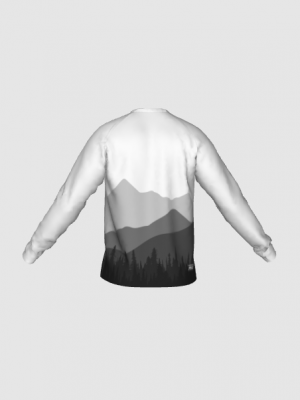 Podiumwear Unisex Silver Long Sleeve Tech Tee - New Fabric 2025!