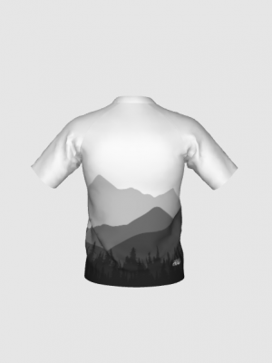 Podiumwear Men's Silver Short Sleeve MTB Jersey