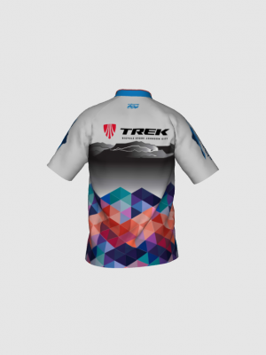 Podiumwear Men's Silver Short Sleeve MTB Jersey - New Fabric 2025!