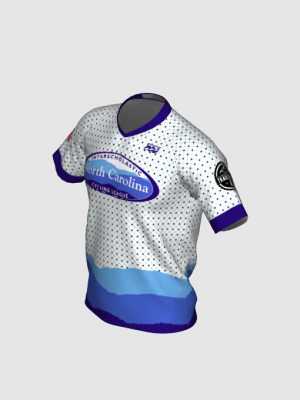 Podiumwear Men's Silver Short Sleeve MTB Jersey - New Fabric 2025!
