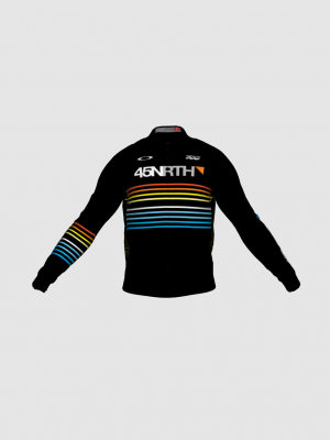 Podiumwear Men's Gold Merino Wool Long Sleeve Jersey