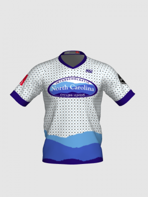 Podiumwear Men's Silver Short Sleeve MTB Jersey - New Fabric 2025!