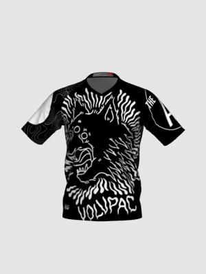 Podiumwear Men's Silver Short Sleeve MTB Jersey - New Fabric 2025!