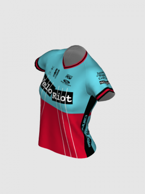 Podiumwear Women's Silver Short Sleeve MTB Jersey - NEW FABRIC 2025!